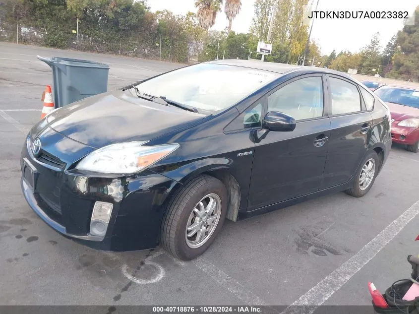 2010 Toyota Prius Iii VIN: JTDKN3DU7A0023382 Lot: 40718876