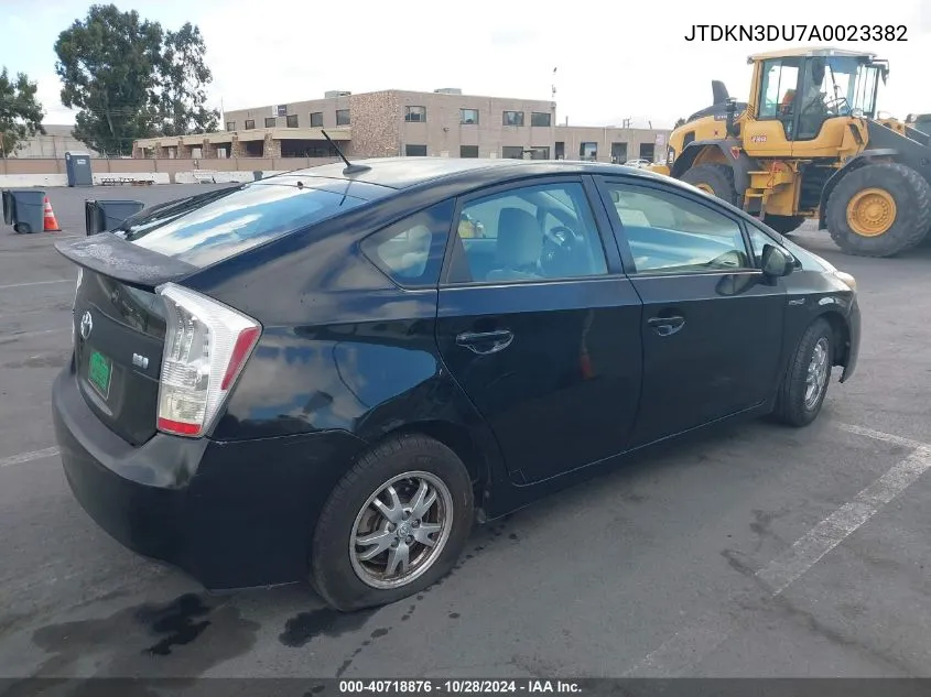 2010 Toyota Prius Iii VIN: JTDKN3DU7A0023382 Lot: 40718876