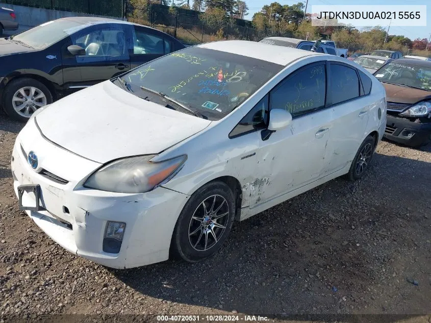 2010 Toyota Prius VIN: JTDKN3DU0A0215565 Lot: 40720531