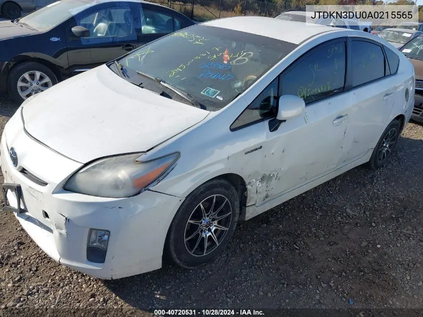 2010 Toyota Prius VIN: JTDKN3DU0A0215565 Lot: 40720531