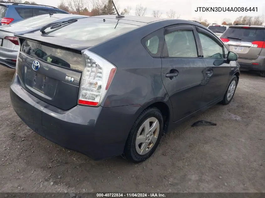 JTDKN3DU4A0086441 2010 Toyota Prius Ii