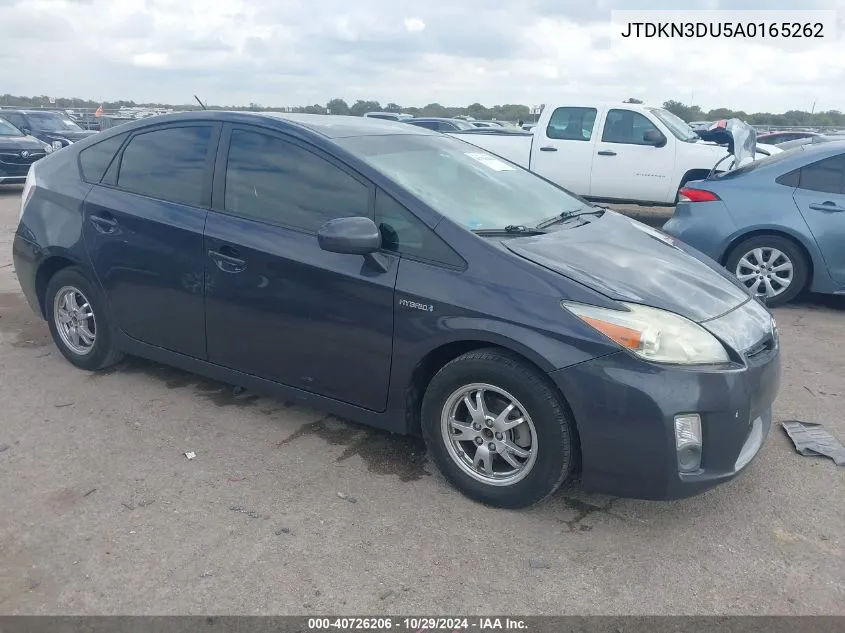 2010 Toyota Prius Ii VIN: JTDKN3DU5A0165262 Lot: 40726206