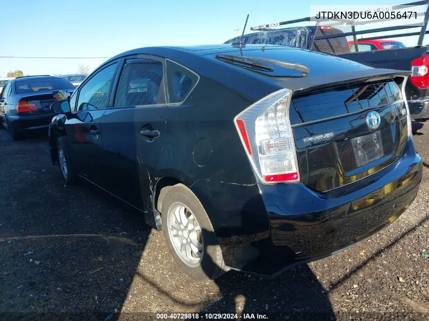 2010 Toyota Prius Iv VIN: JTDKN3DU6A0056471 Lot: 40729818