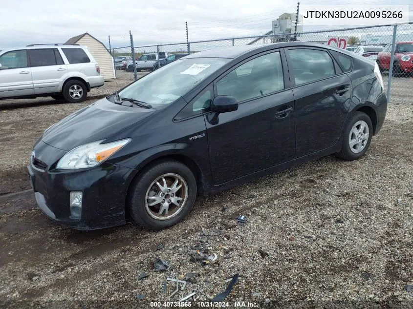 2010 Toyota Prius Ii VIN: JTDKN3DU2A0095266 Lot: 40734565