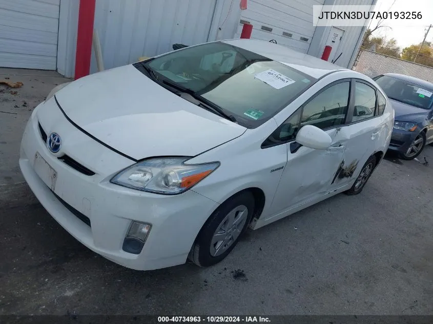 2010 Toyota Prius Ii VIN: JTDKN3DU7A0193256 Lot: 40734963