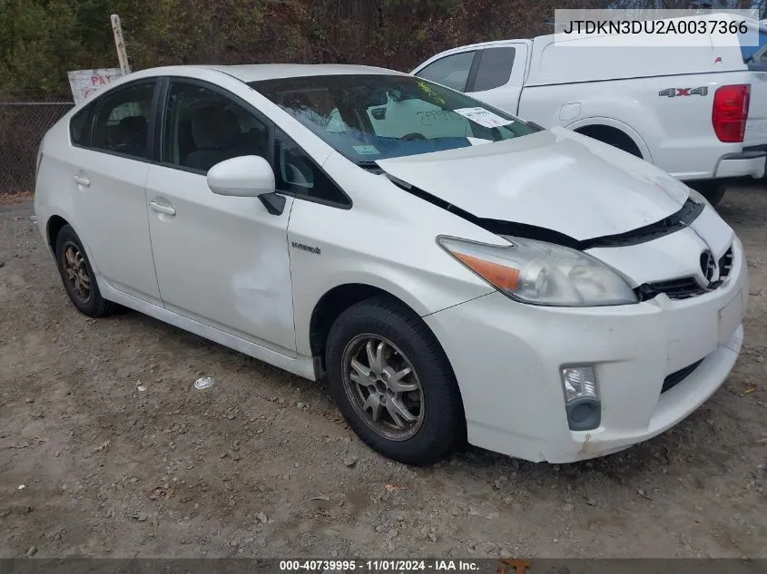 JTDKN3DU2A0037366 2010 Toyota Prius Ii