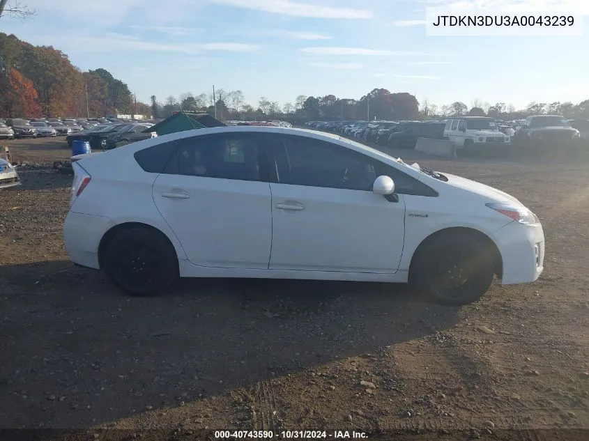 JTDKN3DU3A0043239 2010 Toyota Prius Iv