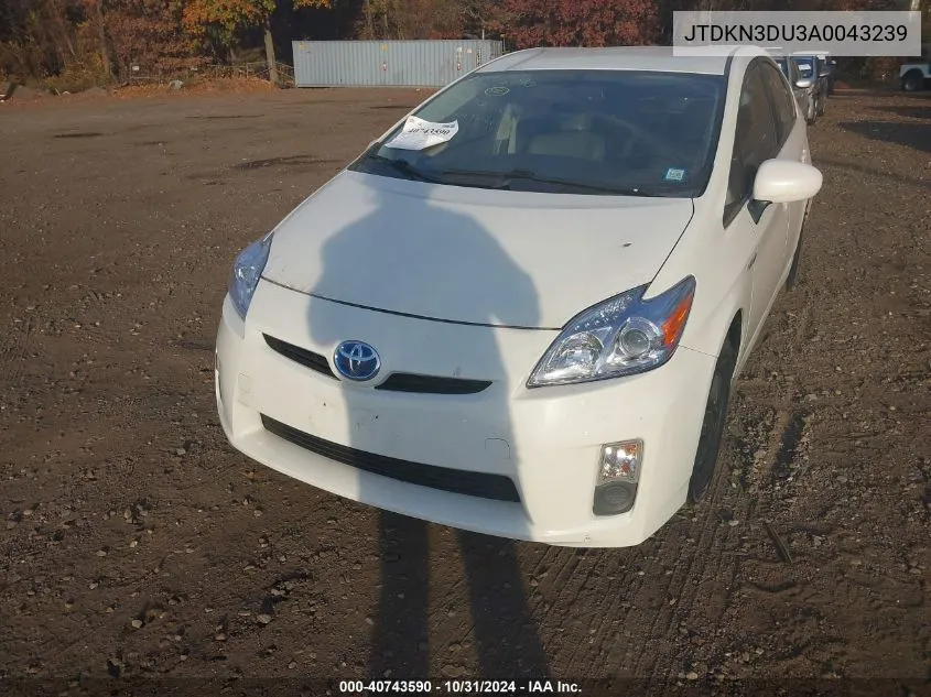 JTDKN3DU3A0043239 2010 Toyota Prius Iv