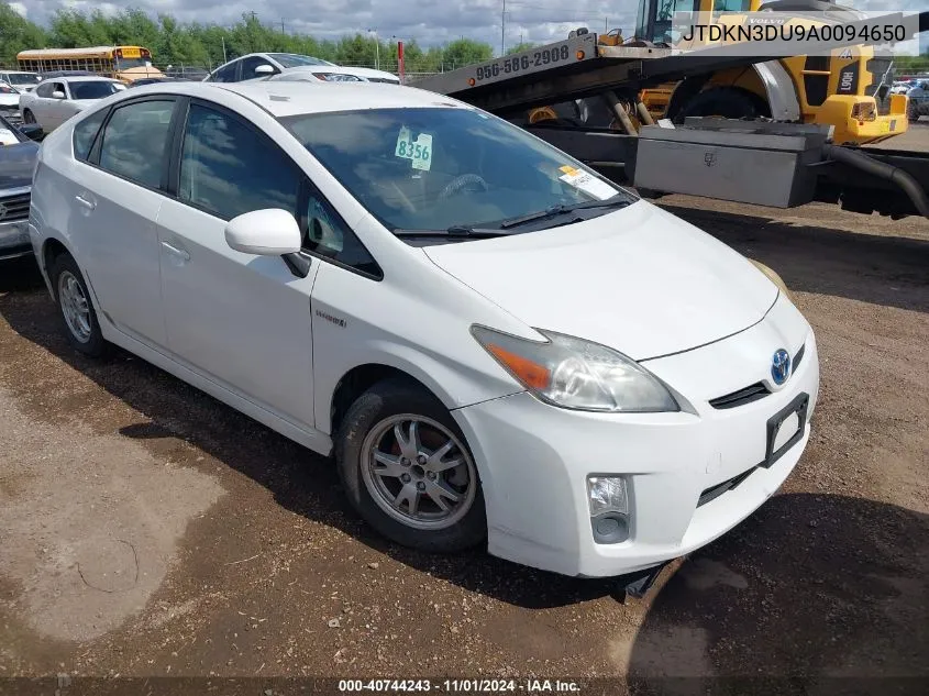 2010 Toyota Prius Ii VIN: JTDKN3DU9A0094650 Lot: 40744243