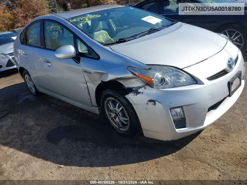 2010 Toyota Prius Iii VIN: JTDKN3DU5A0018780 Lot: 40750226