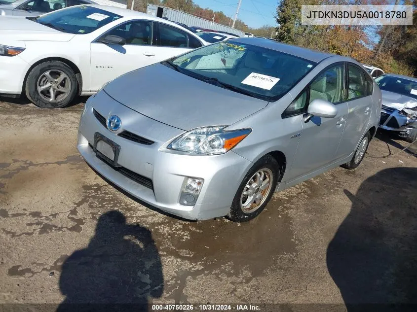 2010 Toyota Prius Iii VIN: JTDKN3DU5A0018780 Lot: 40750226