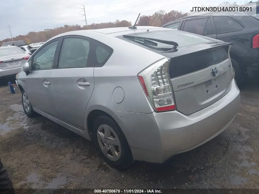 JTDKN3DU4A0018091 2010 Toyota Prius Ii