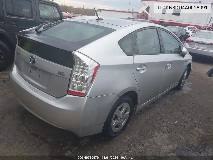 JTDKN3DU4A0018091 2010 Toyota Prius Ii