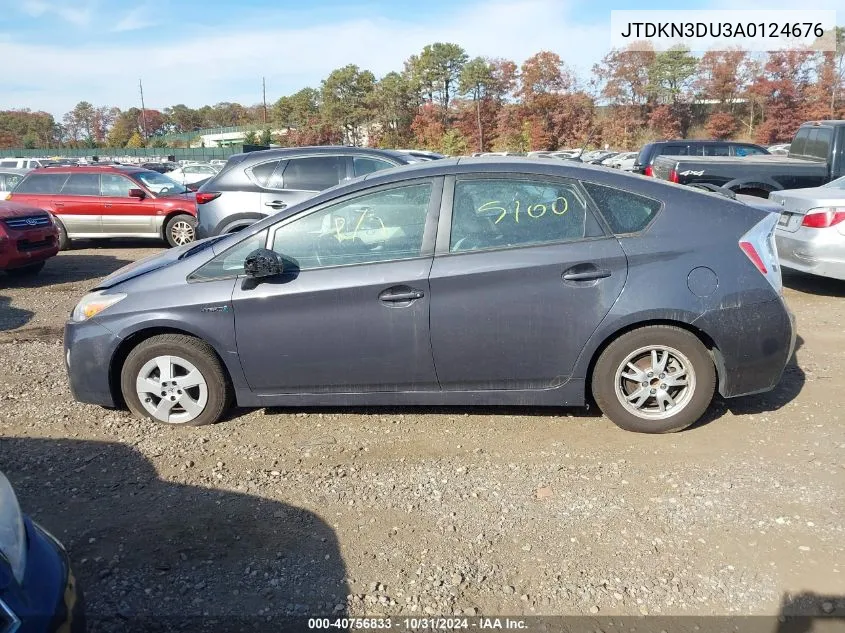 2010 Toyota Prius VIN: JTDKN3DU3A0124676 Lot: 40756833