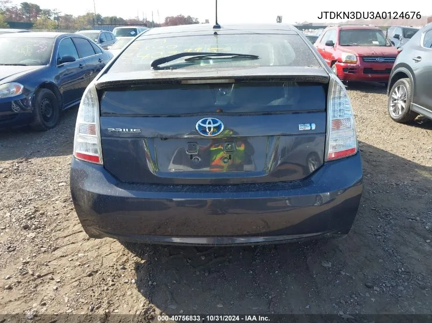 2010 Toyota Prius VIN: JTDKN3DU3A0124676 Lot: 40756833