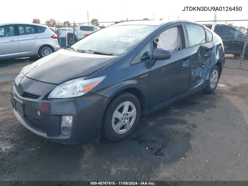 2010 Toyota Prius Ii VIN: JTDKN3DU9A0126450 Lot: 40767615