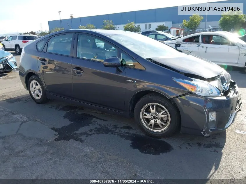 2010 Toyota Prius Iv VIN: JTDKN3DU1A5219496 Lot: 40767876