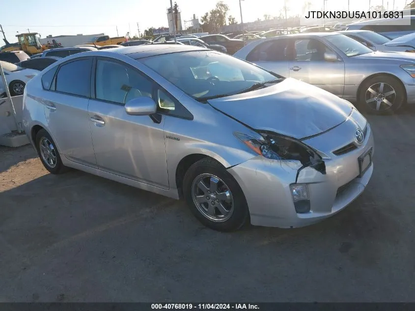 2010 Toyota Prius Iv VIN: JTDKN3DU5A1016831 Lot: 40768019