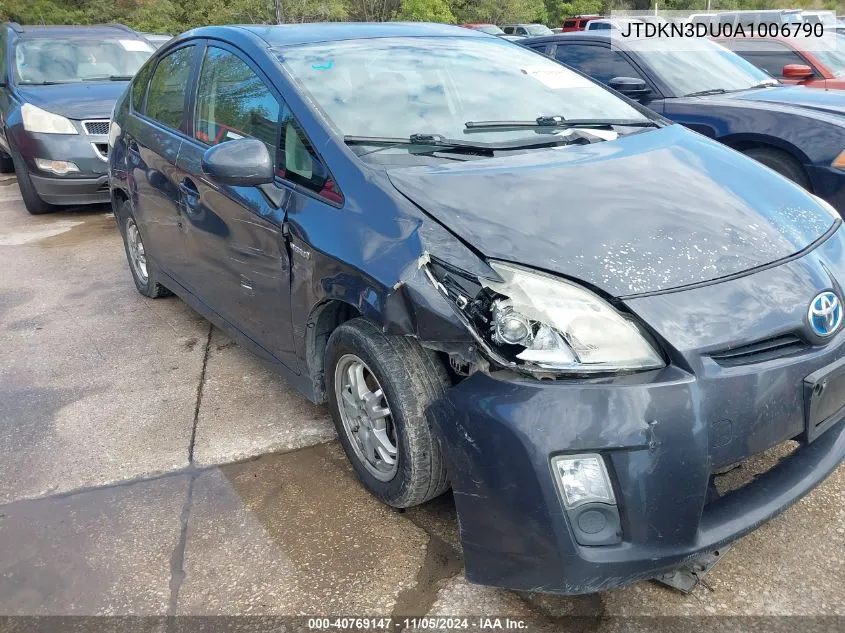 2010 Toyota Prius Ii VIN: JTDKN3DU0A1006790 Lot: 40769147