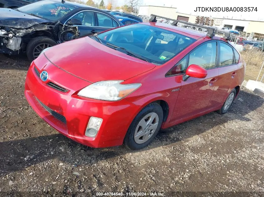 2010 Toyota Prius Ii VIN: JTDKN3DU8A0083574 Lot: 40794545