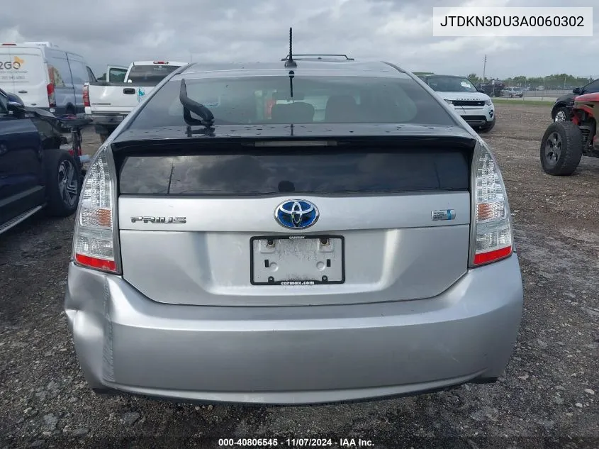 JTDKN3DU3A0060302 2010 Toyota Prius Ii