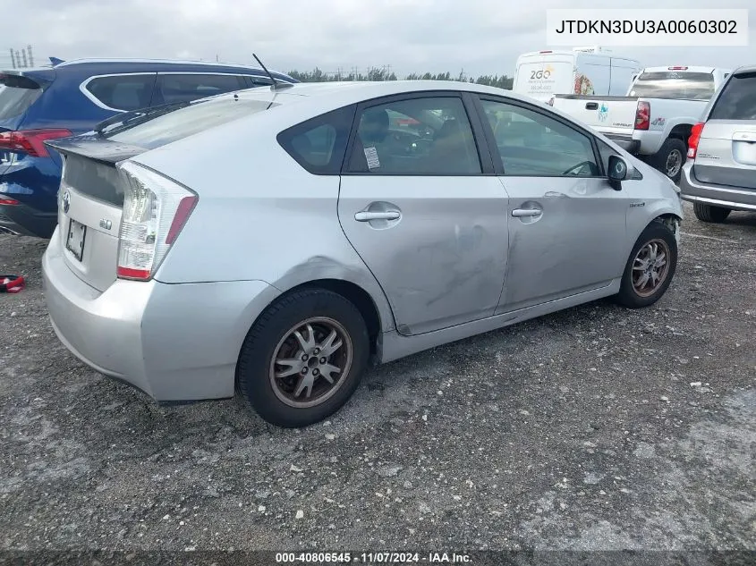 JTDKN3DU3A0060302 2010 Toyota Prius Ii