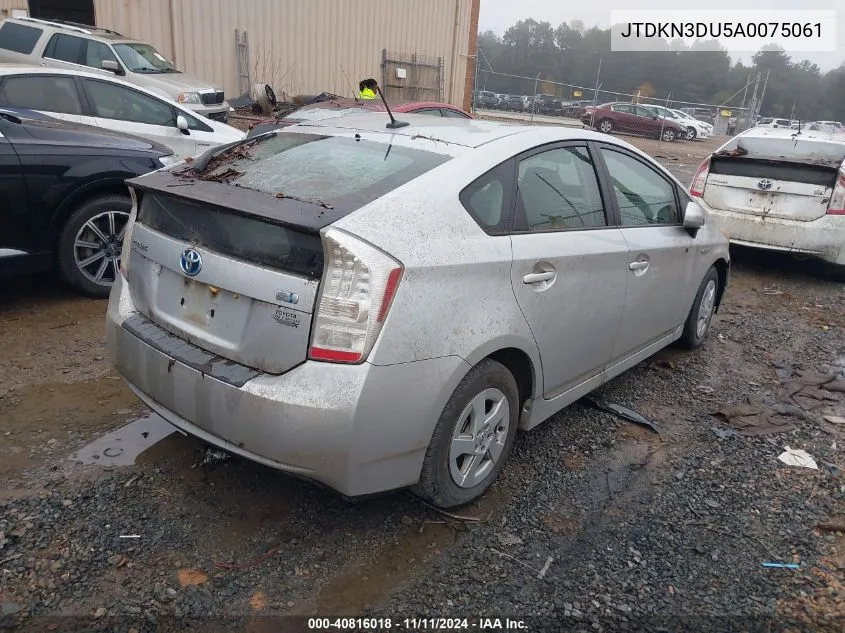 2010 Toyota Prius Ii VIN: JTDKN3DU5A0075061 Lot: 40816018