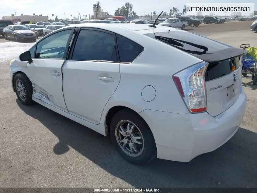 2010 Toyota Prius Iv VIN: JTDKN3DU5A0055831 Lot: 40820060