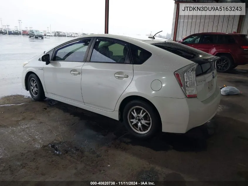 2010 Toyota Prius Ii VIN: JTDKN3DU9A5163243 Lot: 40820738