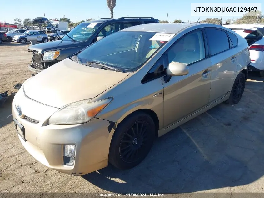 2010 Toyota Prius Ii VIN: JTDKN3DU6A0129497 Lot: 40820762