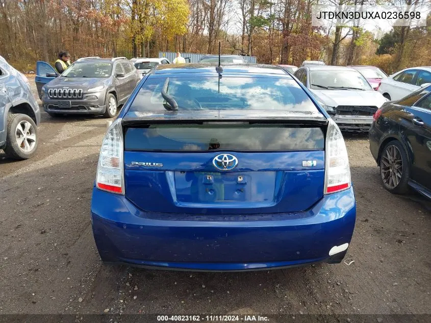 2010 Toyota Prius VIN: JTDKN3DUXA0236598 Lot: 40823162