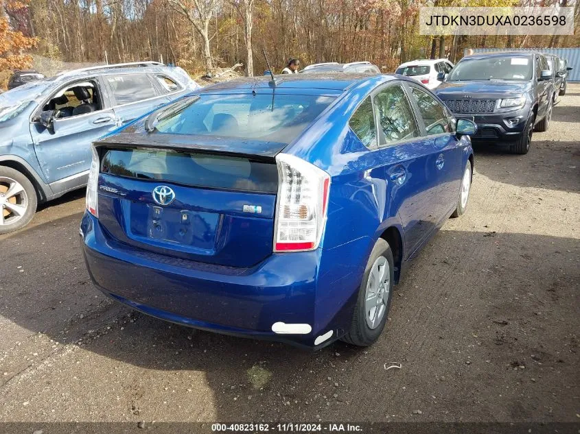 2010 Toyota Prius VIN: JTDKN3DUXA0236598 Lot: 40823162