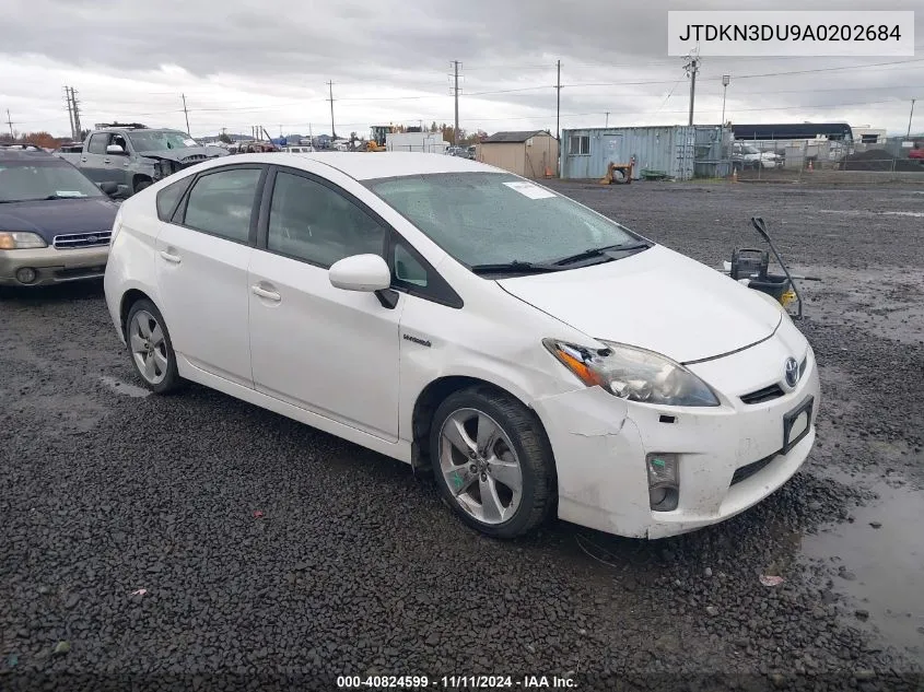 2010 Toyota Prius V VIN: JTDKN3DU9A0202684 Lot: 40824599