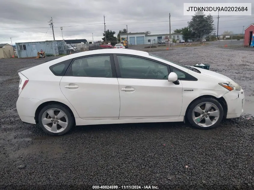 2010 Toyota Prius V VIN: JTDKN3DU9A0202684 Lot: 40824599