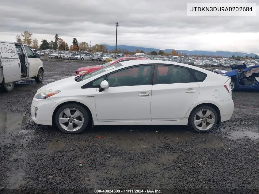 2010 Toyota Prius V VIN: JTDKN3DU9A0202684 Lot: 40824599