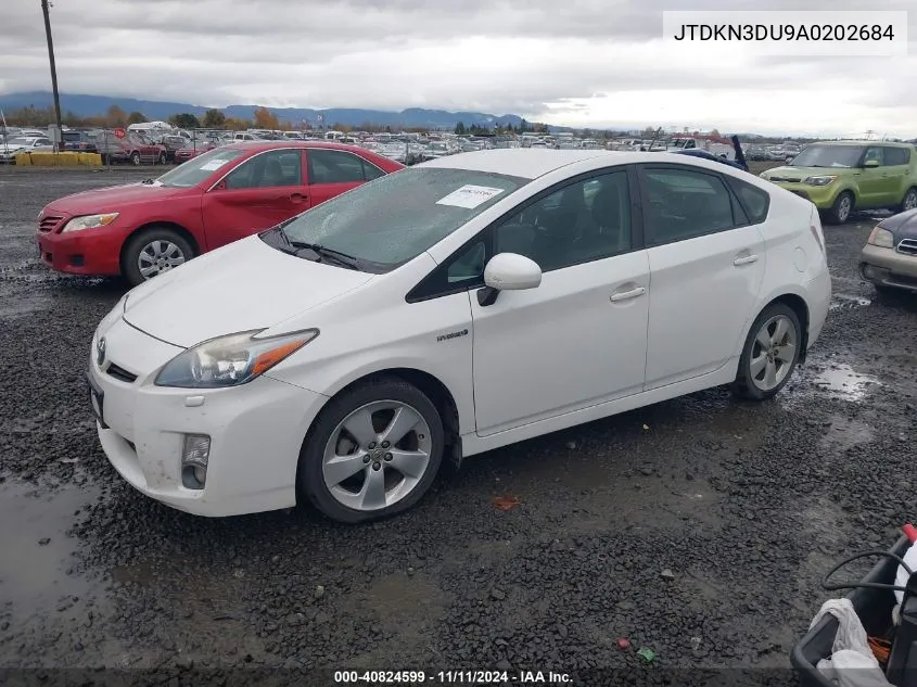 2010 Toyota Prius V VIN: JTDKN3DU9A0202684 Lot: 40824599