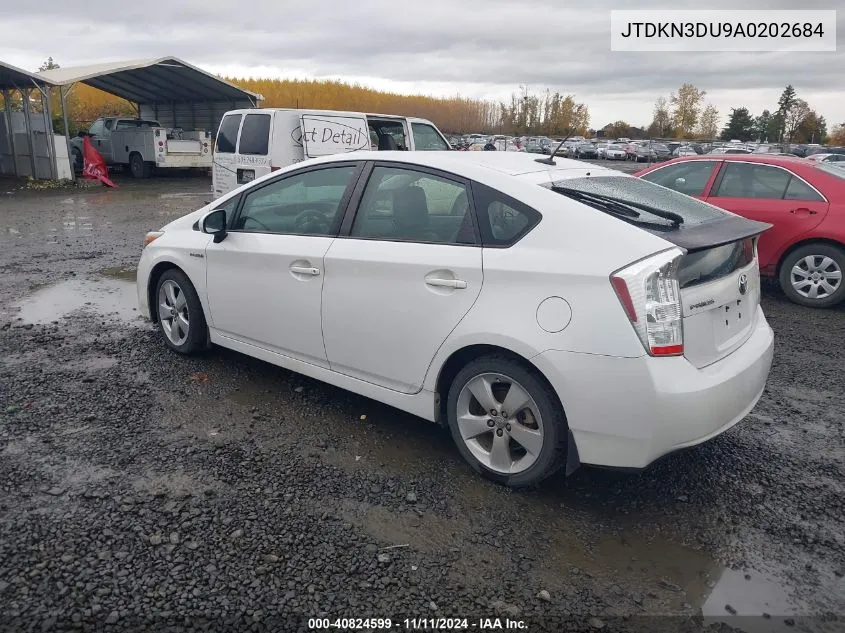 2010 Toyota Prius V VIN: JTDKN3DU9A0202684 Lot: 40824599