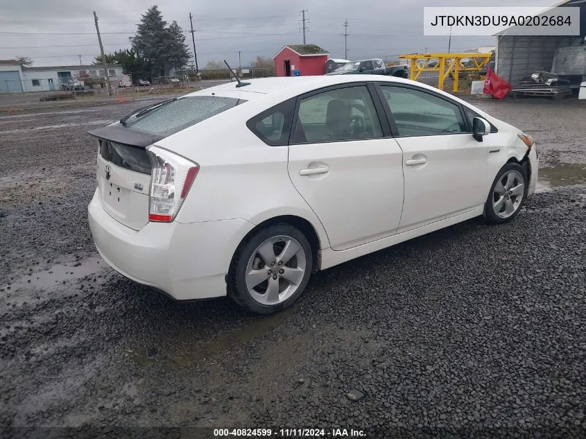 2010 Toyota Prius V VIN: JTDKN3DU9A0202684 Lot: 40824599