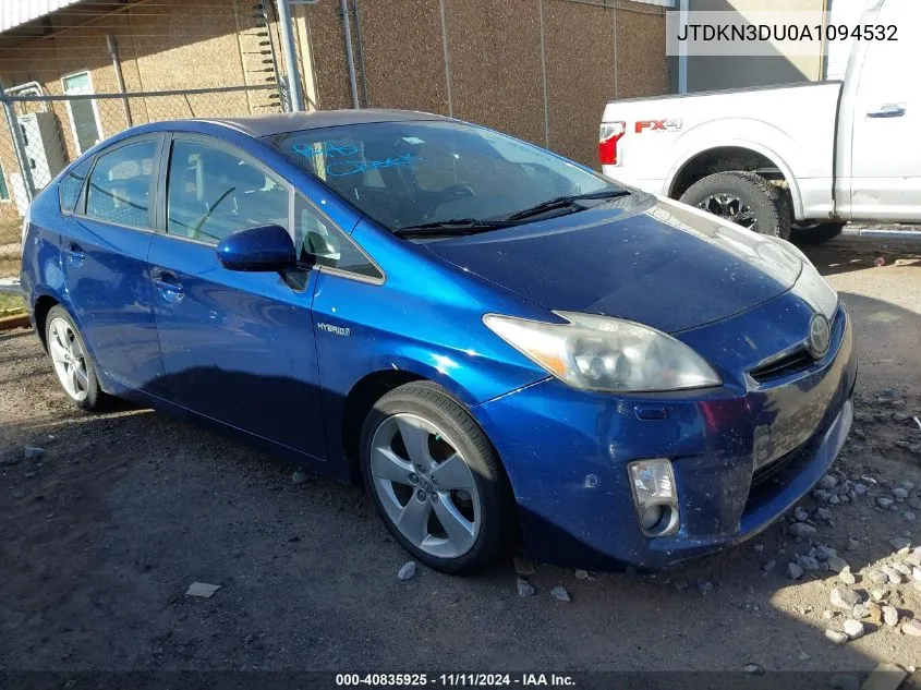 2010 Toyota Prius VIN: JTDKN3DU0A1094532 Lot: 40835925