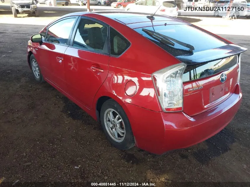 2010 Toyota Prius Iii VIN: JTDKN3DU2A1127160 Lot: 40851445