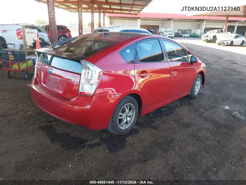 2010 Toyota Prius Iii VIN: JTDKN3DU2A1127160 Lot: 40851445