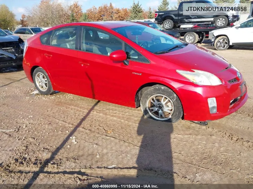 2010 Toyota Prius Ii VIN: JTDKN3DU1A1248858 Lot: 40860995