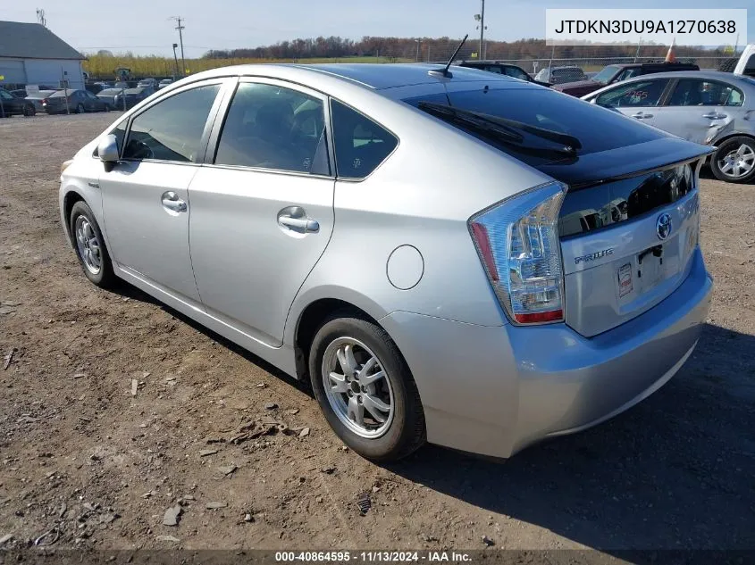 2010 Toyota Prius Iii VIN: JTDKN3DU9A1270638 Lot: 40864595