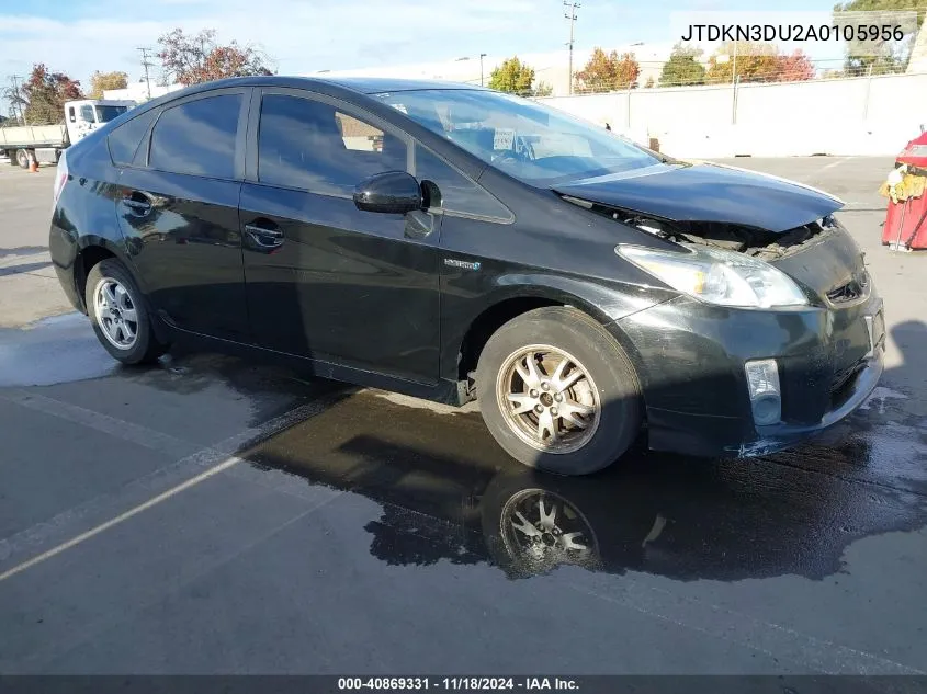 2010 Toyota Prius Iv VIN: JTDKN3DU2A0105956 Lot: 40869331