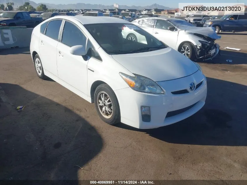 2010 Toyota Prius Ii VIN: JTDKN3DU3A0213020 Lot: 40869951