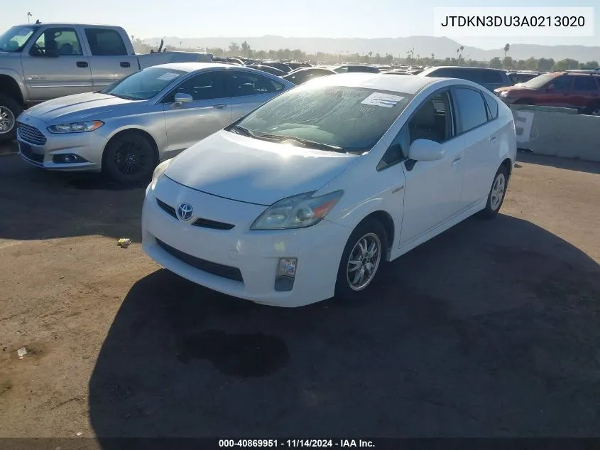 2010 Toyota Prius Ii VIN: JTDKN3DU3A0213020 Lot: 40869951