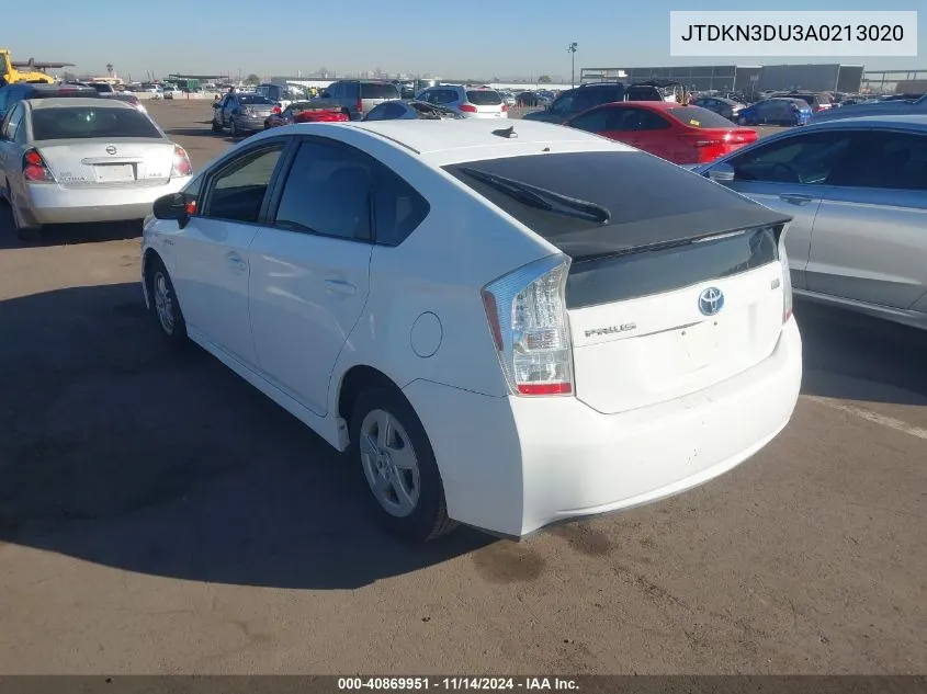 2010 Toyota Prius Ii VIN: JTDKN3DU3A0213020 Lot: 40869951