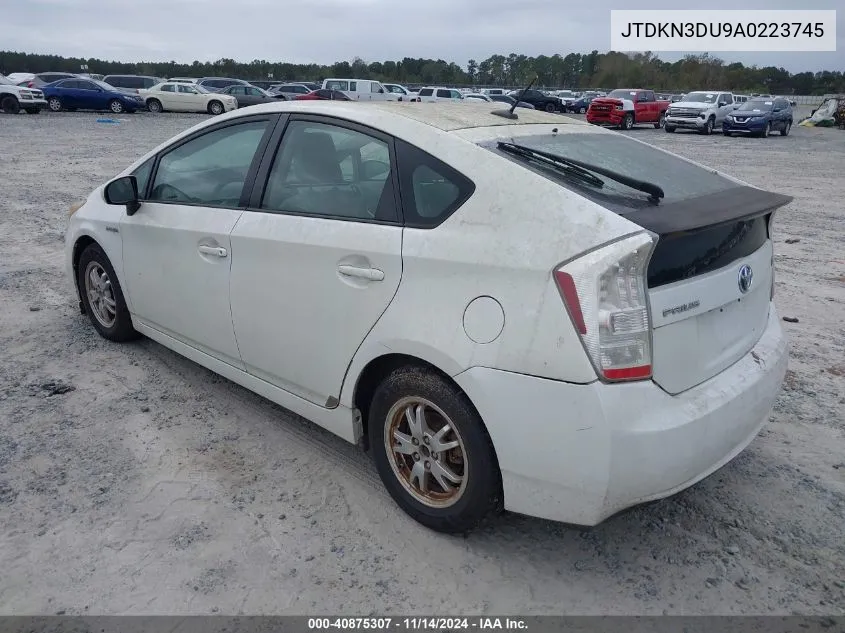 2010 Toyota Prius Iii VIN: JTDKN3DU9A0223745 Lot: 40875307