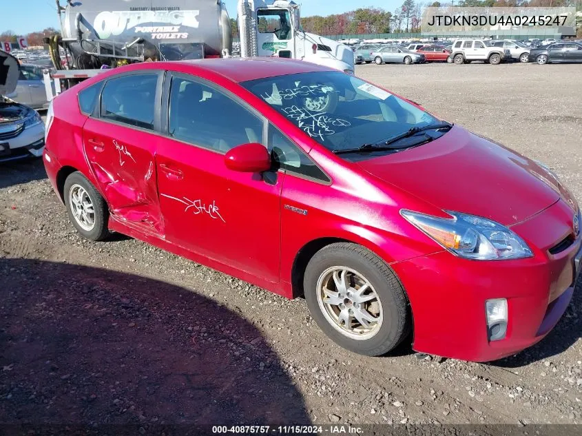 2010 Toyota Prius Iii VIN: JTDKN3DU4A0245247 Lot: 40875757