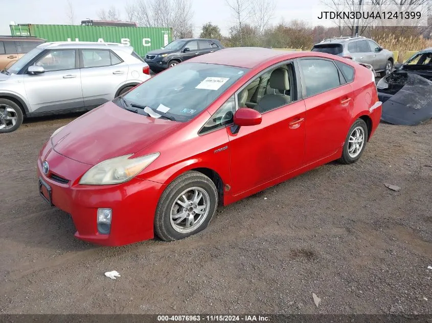 2010 Toyota Prius Ii VIN: JTDKN3DU4A1241399 Lot: 40876963